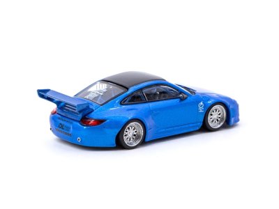 Porsche "Old & New 997" blue metallic
