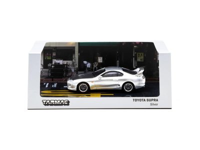 Toyota Supra Silver with Black Bonnet