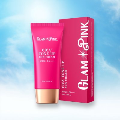 Glam Pink CICA+ Tone-Up Sunscreen 50 ml, SPF 50+ PA++++