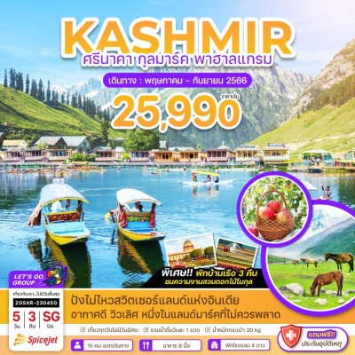 ทัวร์เอเชีย  แคชเมีย  KASHMIR ศรีนาคา 5 วัน 3 คืน
