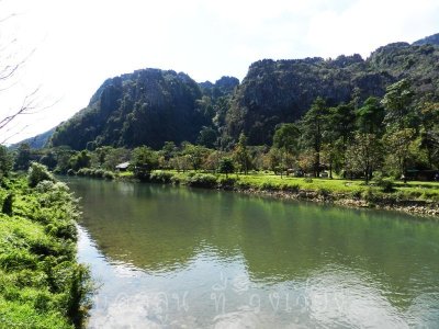 บอลลูน ที่ วังเวียง ประเทศลาว