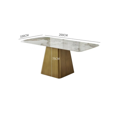 โต๊ะทานอาหาร TB919 Dim L200xW100xH75 cm