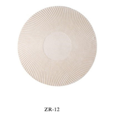 Hand Woven Round Rug -001a