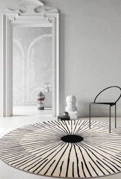 Soft round carpet 04 ขนาด 200 cm V4