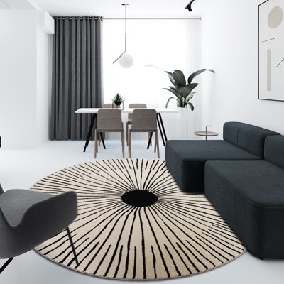 Soft round carpet 04 ขนาด 200 cm V4