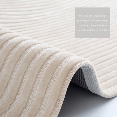 Hand Woven Round Rug -001a