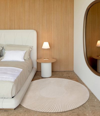 Hand Woven Round Rug -001a