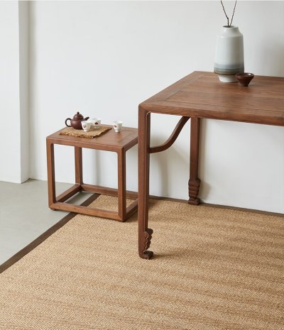 Fishbone Series ขนาด 100 x 150 cm น้ำตาล