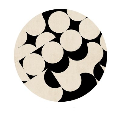 Soft round carpet 09 ขนาด 200 cm