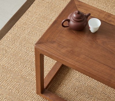Fishbone Series ขนาด 100 x 150 cm น้ำตาล