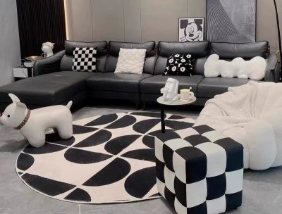 Soft round carpet 09 ขนาด 200 cm V1