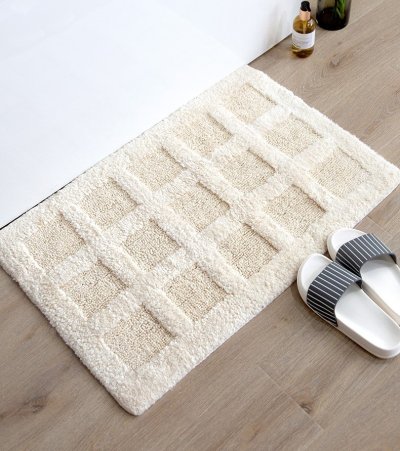 Doormat Carpet04 ขนาด 40x 60 cm (สีครีม)