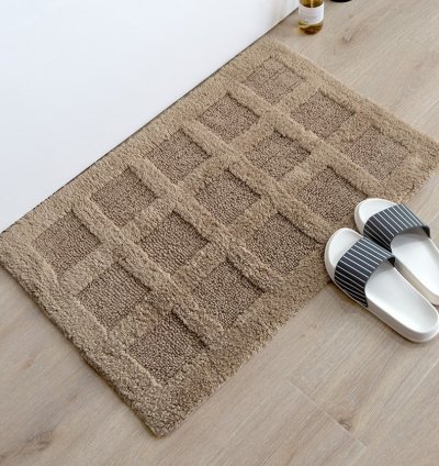 Doormat Carpet04 ขนาด 40x 60 cm (สีน้ำตาลอ่อน)