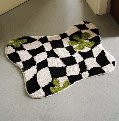 Doormat Carpet05 ขนาด 55 x 70 cm (สีดำ)