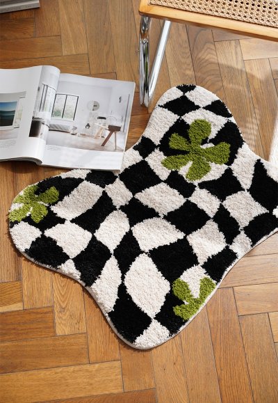 Doormat Carpet05 ขนาด 55 x 70 cm (สีดำ)
