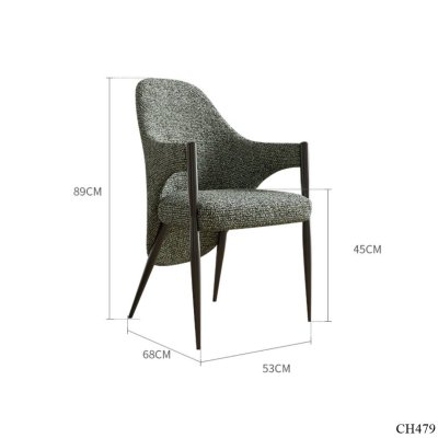 เก้าอี้ CH479 Dim L53xW68xH89 cm