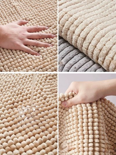 Doormat Carpet 27 ขนาด 40 x 60 cm สีเทา