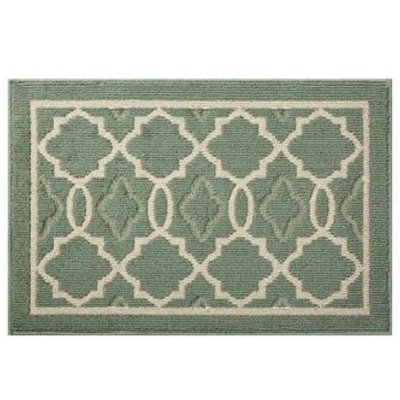 Doormat Carpet 38 ขนาด 50x80 cm สีเขียว