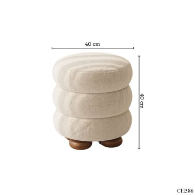 เก้าอี้สตูล CH586.1 Dim L40xH40 cm