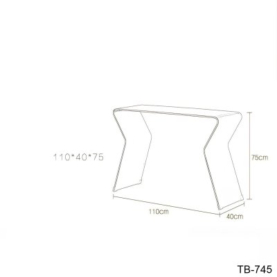 Console table model TB745