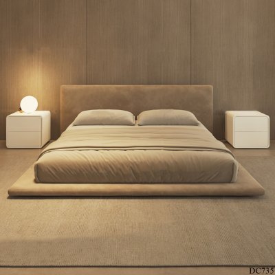 Bed DC735 Dim 6 ft: L210xW225xH84 cm