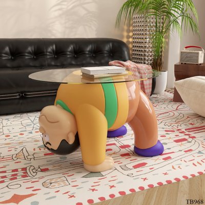 โต๊ะกลางรุ่น TB968 Dim L60xW60xH40 cm