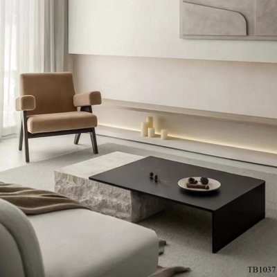 โต๊ะกลาง MJHOMEDESIGNS TB1037 L78XW78XH21 CM + L100XW78XH23 CM