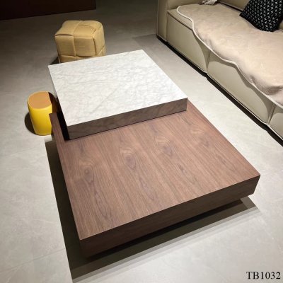 โต๊ะกลางรุ่น TB1032 Dim L135-160xW90xH32 cm