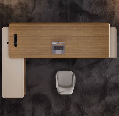 โต๊ะทำงาน TB03B8124 Dim L240xW200xH75 cm