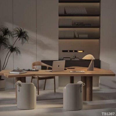 โต๊ะทำงาน TB1287 Dim L220xW120xH75 cm