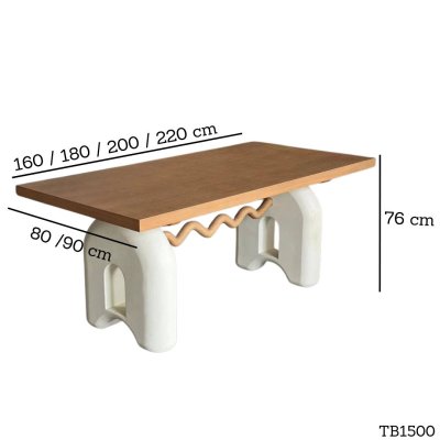 โต๊ะรับประทานอาหาร TB1500