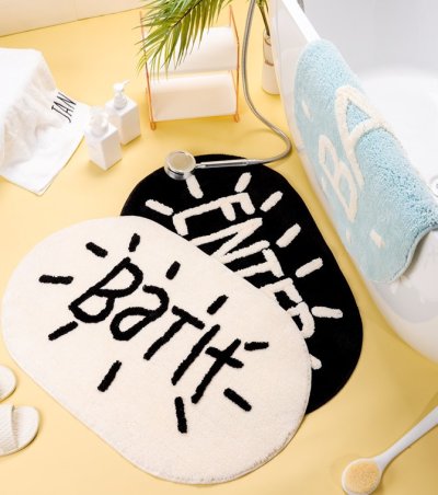 Doormat Carpet 03 ขนาด 40x 60 cm สีขาว