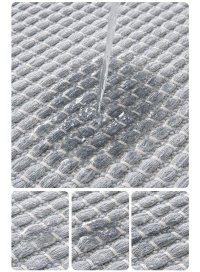 Doormat Carpet 41 ขนาด 60x90 cm สีดำ