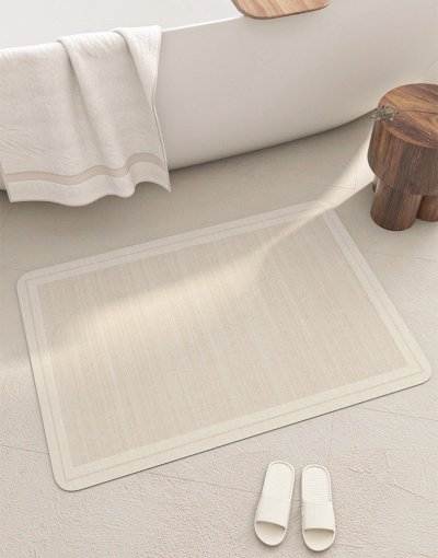 Doormat Carpet 18 ขนาด 40x 60 cm สีครีม