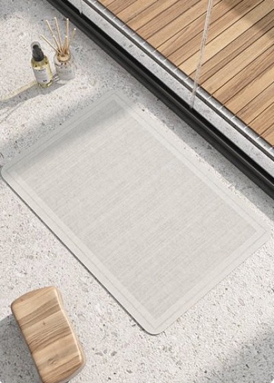 Doormat Carpet 18 ขนาด 40x60 cm สีเทา