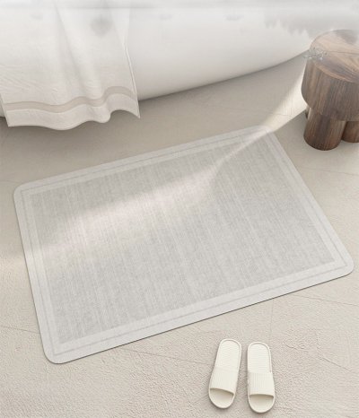 Doormat Carpet 18 ขนาด 40x60 cm สีเทา