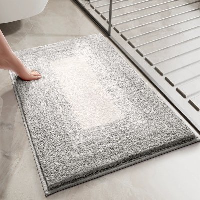 Doormat Carpet 19 ขนาด 40x60 cm สีเทา