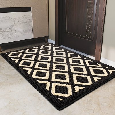 Doormat Carpet 33 ขนาด 50 x 80 cm สีดำ