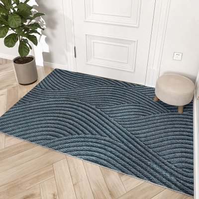 Doormat Carpet 36 ขนาด 60 x 90 cm สีน้ำเงิน