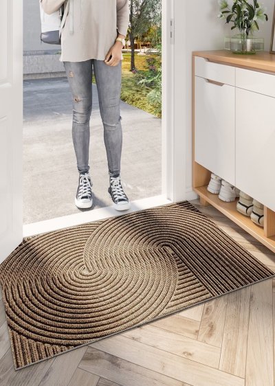 Doormat Carpet 36 ขนาด 45 x 75 cm สีน้ำตาล