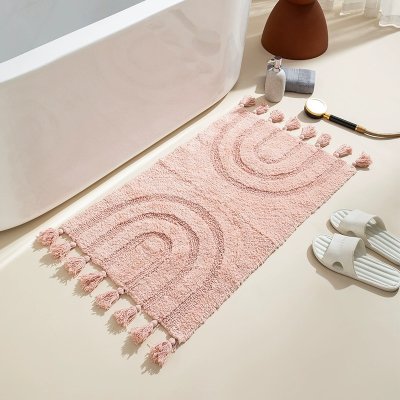 Doormat Carpet 35 ขนาด 50 x 80 cm สีชมพู