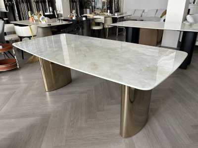 โต๊ะทานอาหาร MJhomedesigns TB1585 Dim L200xW100xH75 cm