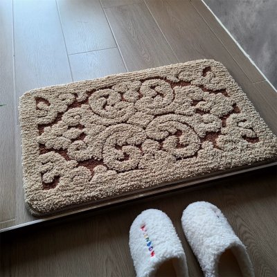 Doormat Carpet 09 ขนาด 60x90 cm สีน้ำตาล