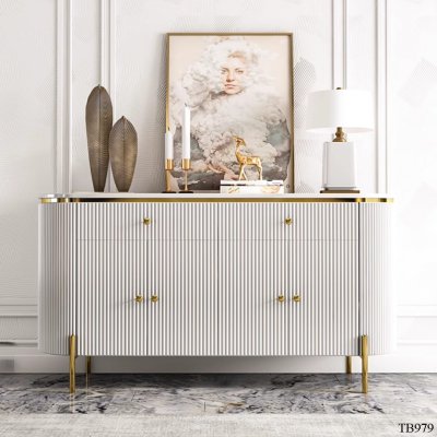 คอนโซล TB979 (White) Dim L140xW40xH80 cm