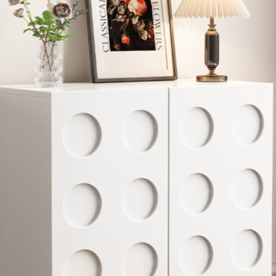 ตู้วางรองเท้า DC917 Dim L100XW35XH90 CM White