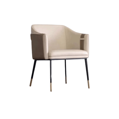 CHAIR MJHOMEDESIGNS CH749 BEIGE L62XW63XH80 CM