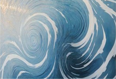 Abyssal Swirl Series ขนาด 120 x 180 cm