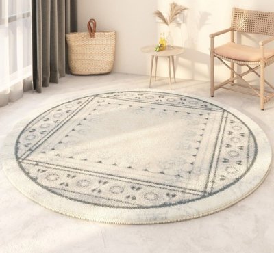 Soft Round Carpet 04 ขนาด 100 cm V4