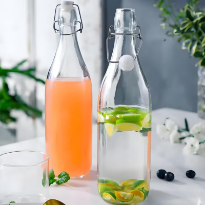 US ขวดแก้ว ฝาจุกล็อค 900ml