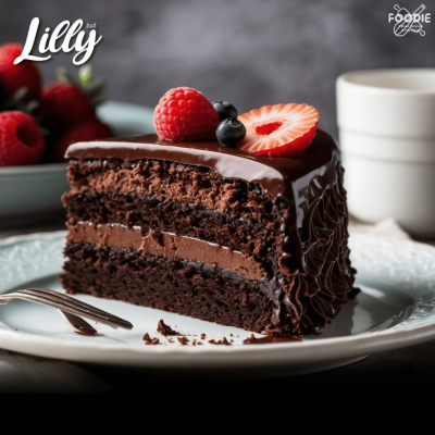 Lilly ช็อกโกแลตฟัดจ์เค้กมิกซ์ 1กก